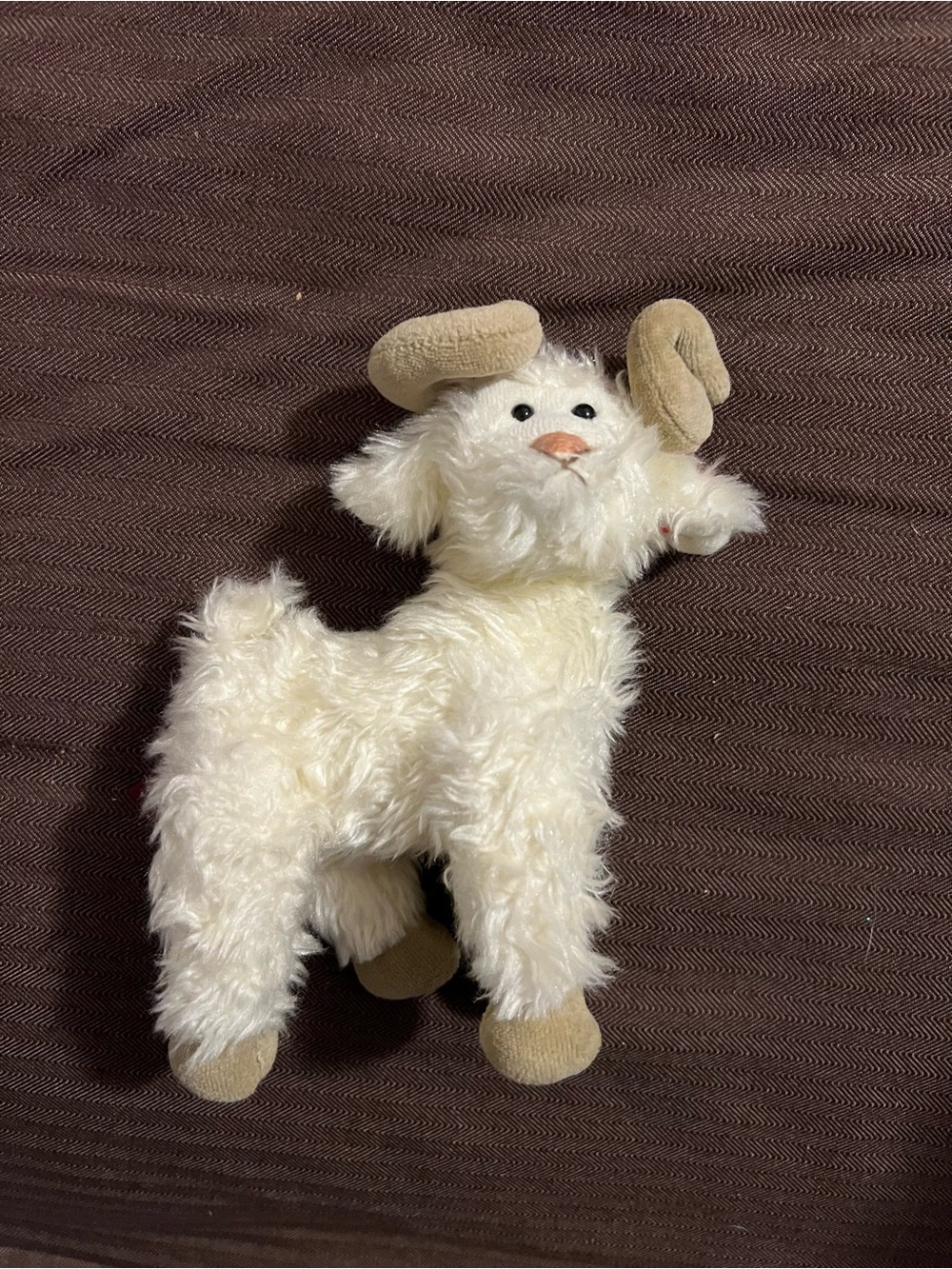 Ramsey Goat #6092 Ty Attic Treasure 1993 Retired 7” standing PVC Jointed